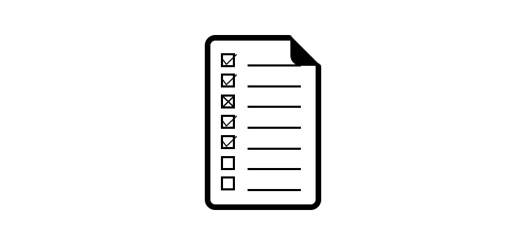 Image showing an audit checklist being marked